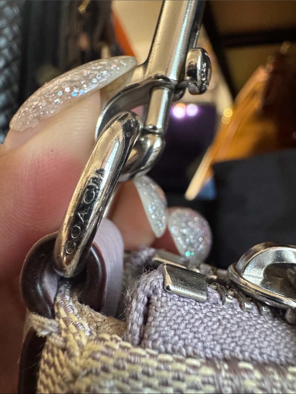 Coach Lonnie Baguette crossbody - Picture 9 of 16